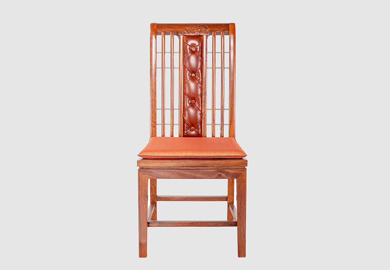 江安芙蓉榭中式实木餐椅效果图