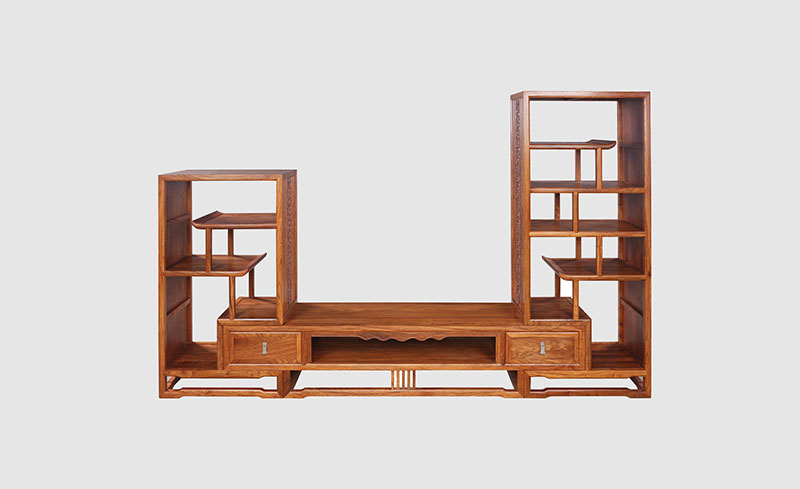 江安中式装饰厅柜组合家具效果图