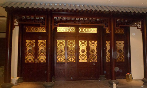 江安传统仿古门窗浮雕技术制作方法
